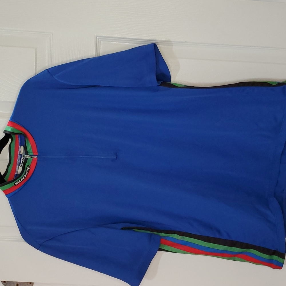 SUGOI HALF ZIP CYCLING SHIRT (LARGE)
